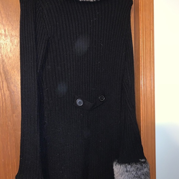 Faux Fur Cardigan - Picture 2 of 4